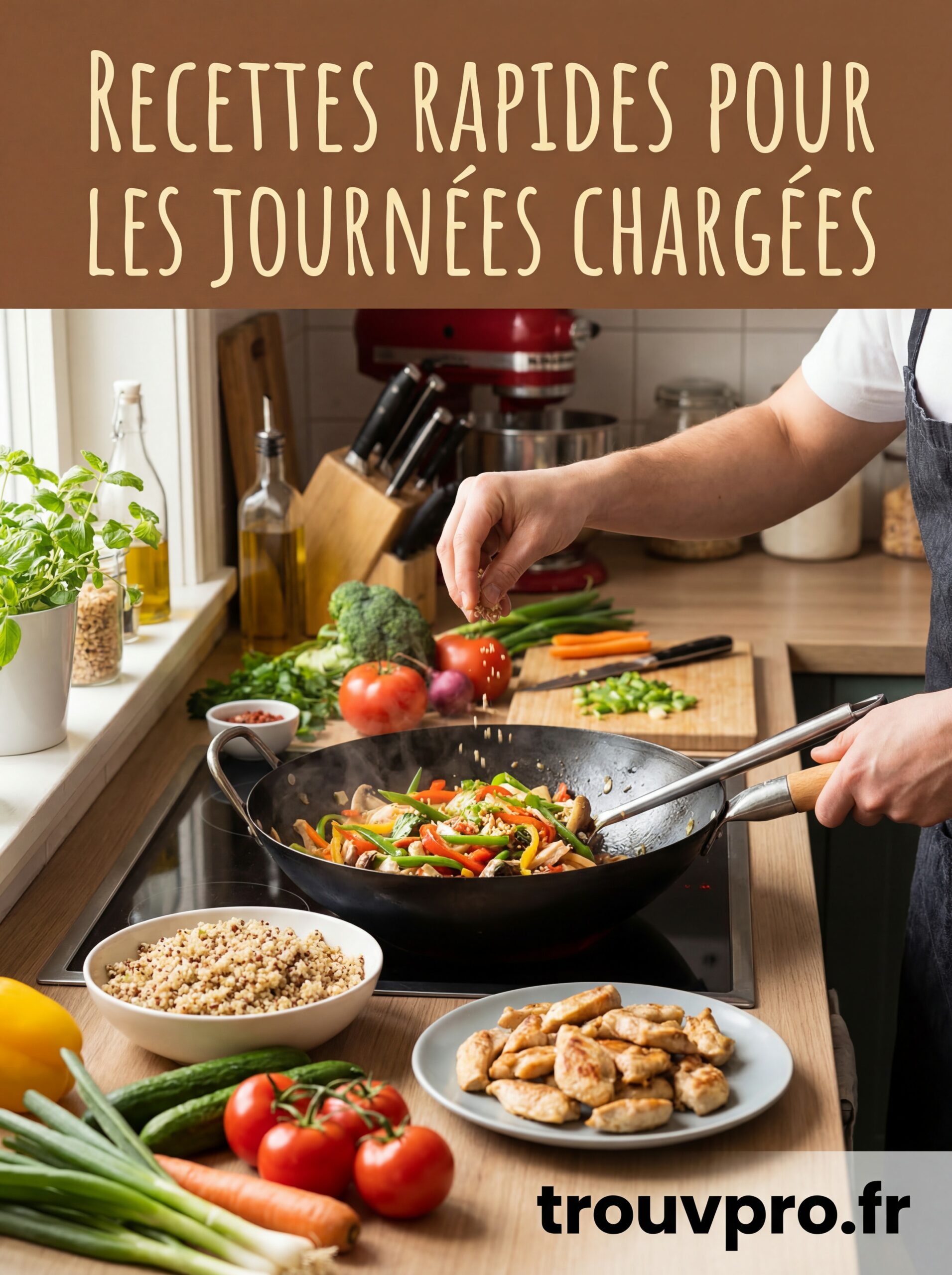 Recettes rapides pour les journées chargées