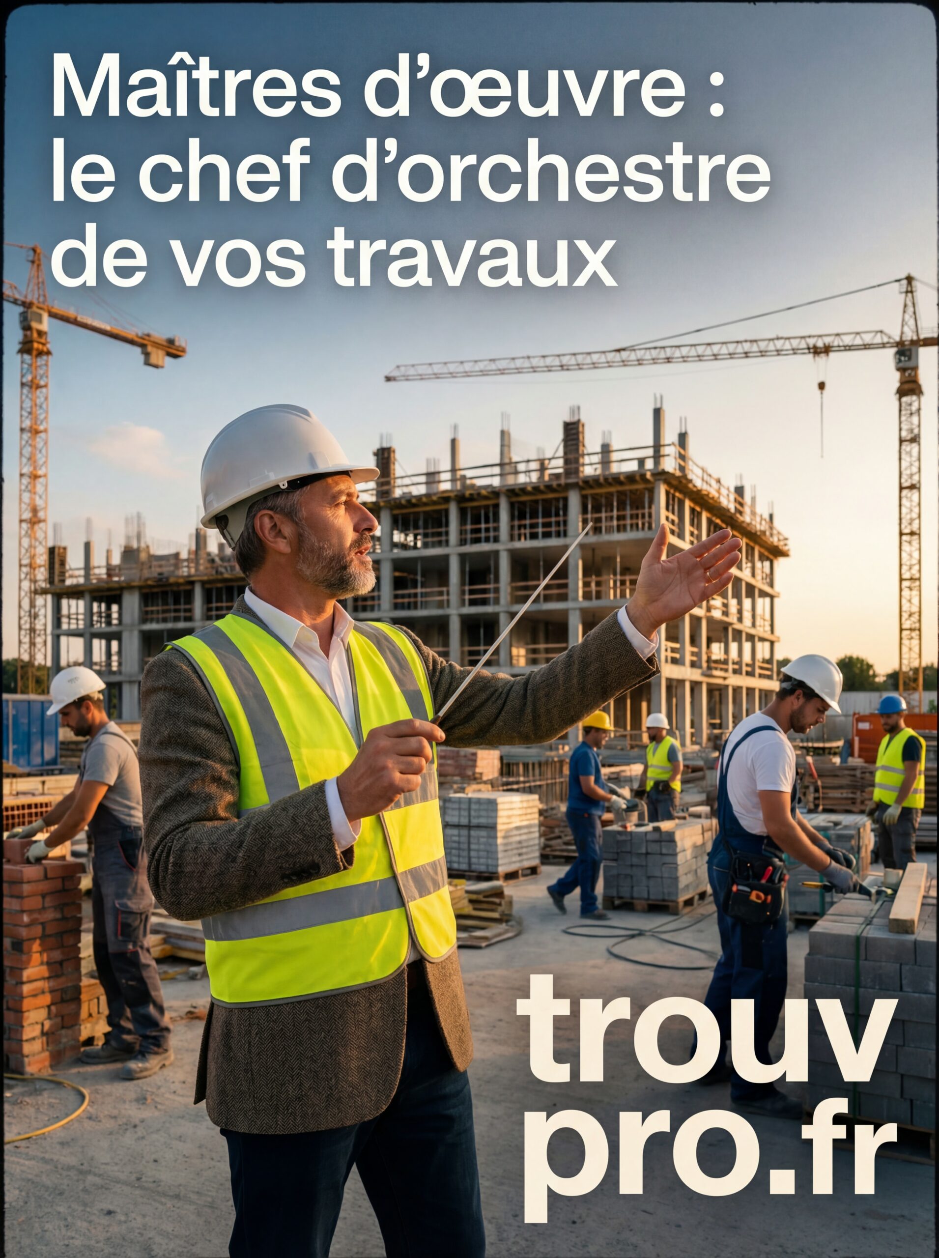 Maîtres d’œuvre : le chef d’orchestre de vos travaux