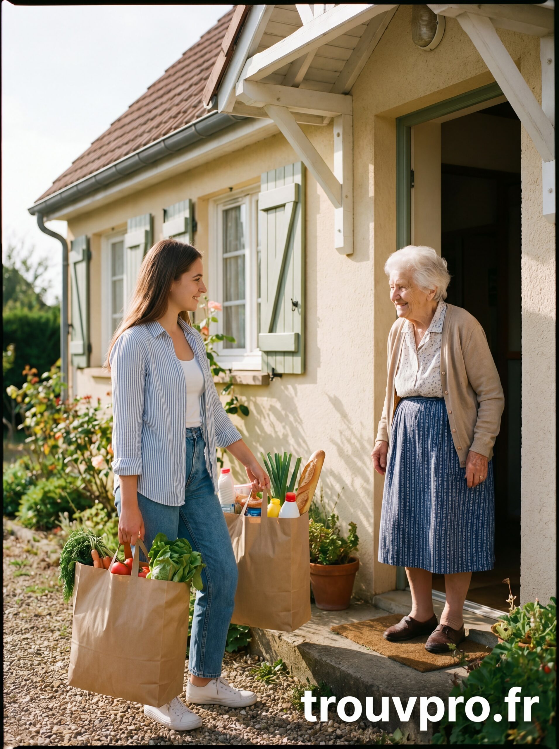 Aide aux courses à domicile