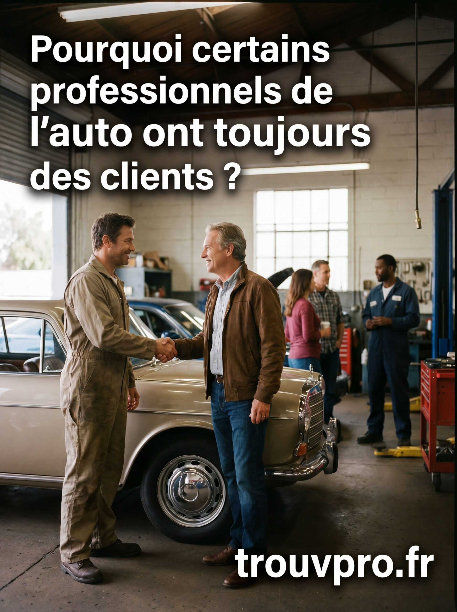 Pourquoi certains professionnels de l’auto ont toujours des clients ?