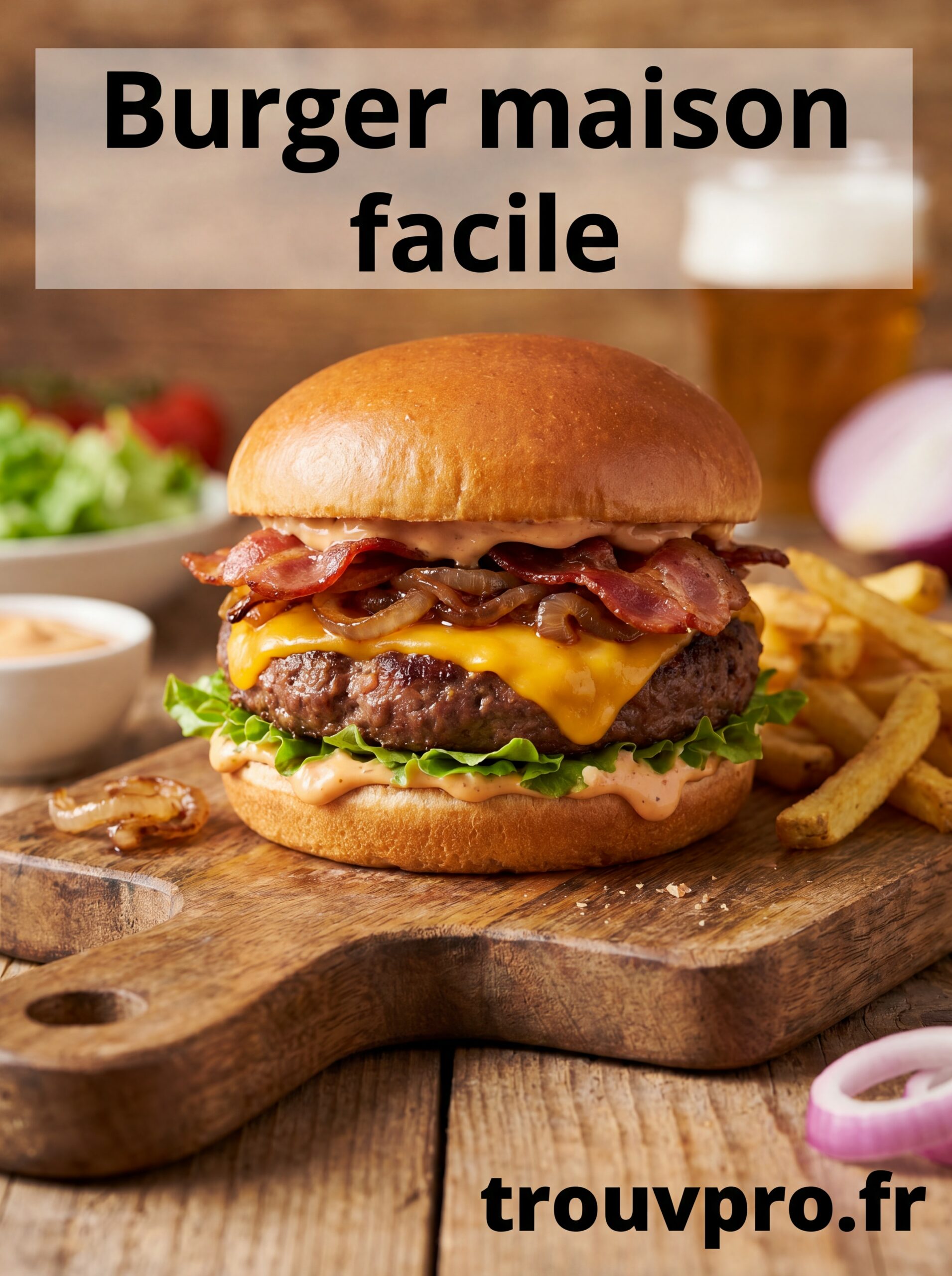 Burger maison facile