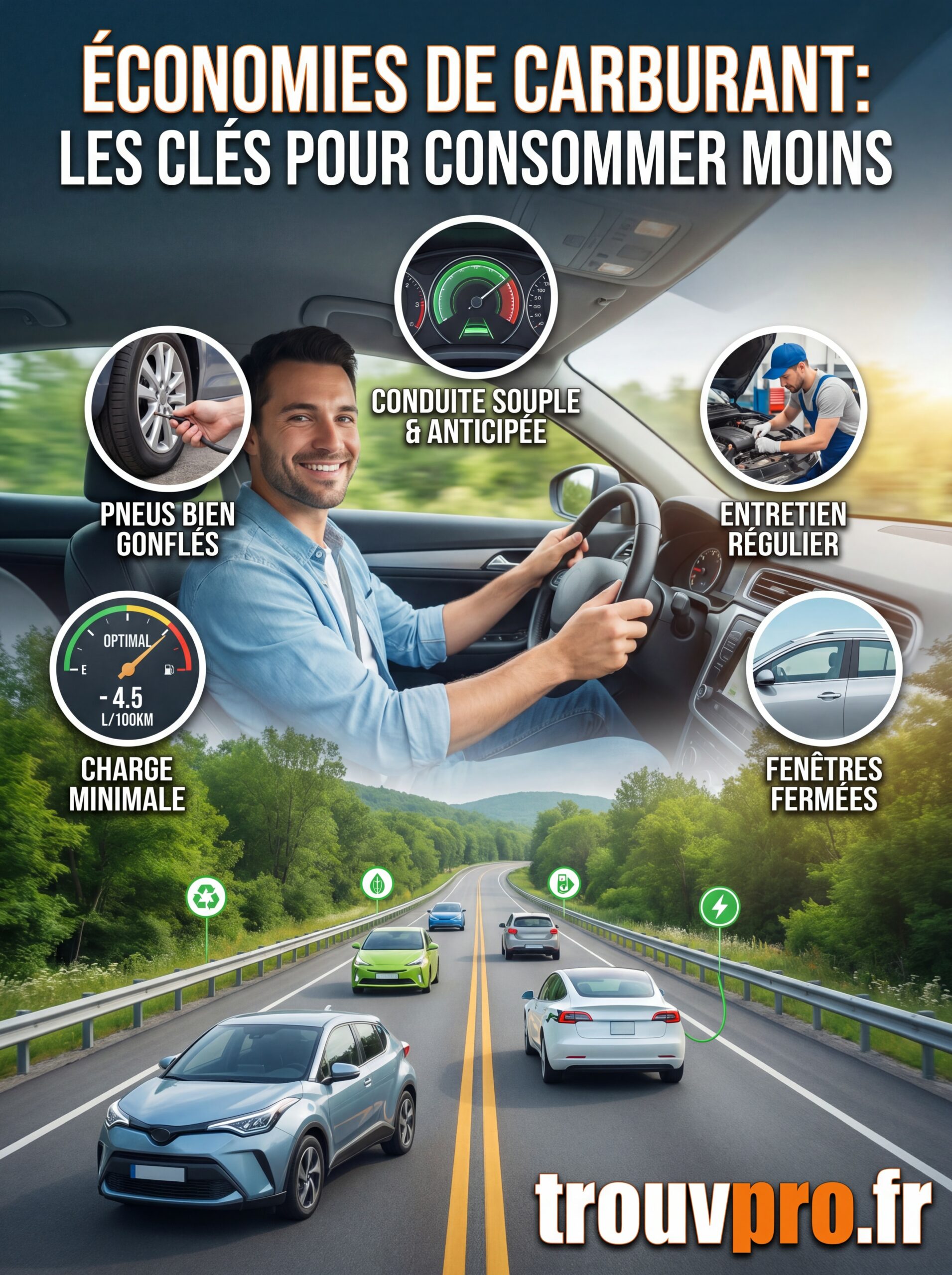 Comment améliorer la consommation de carburant