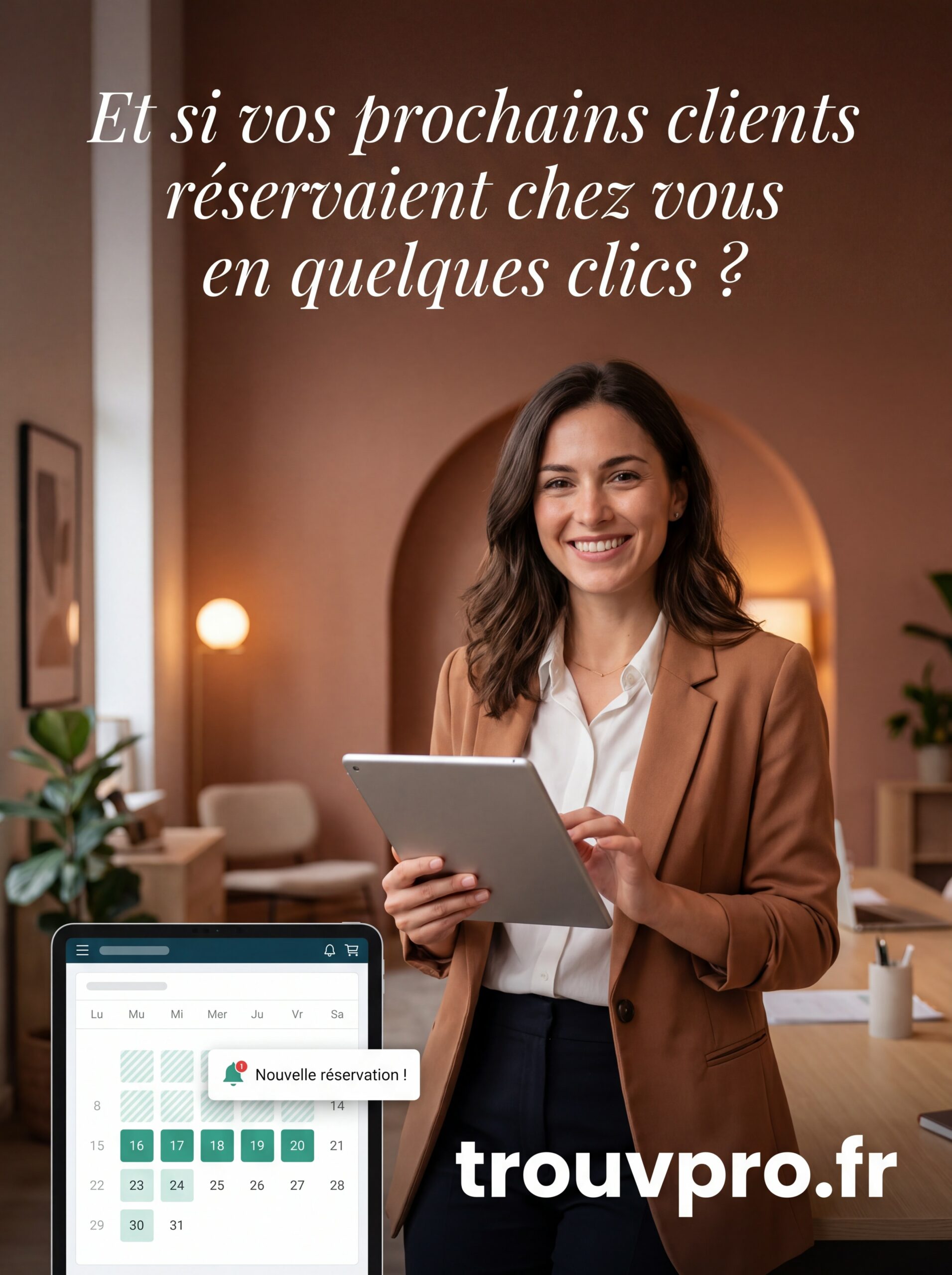 Et si vos prochains clients réservaient chez vous en quelques clics ?