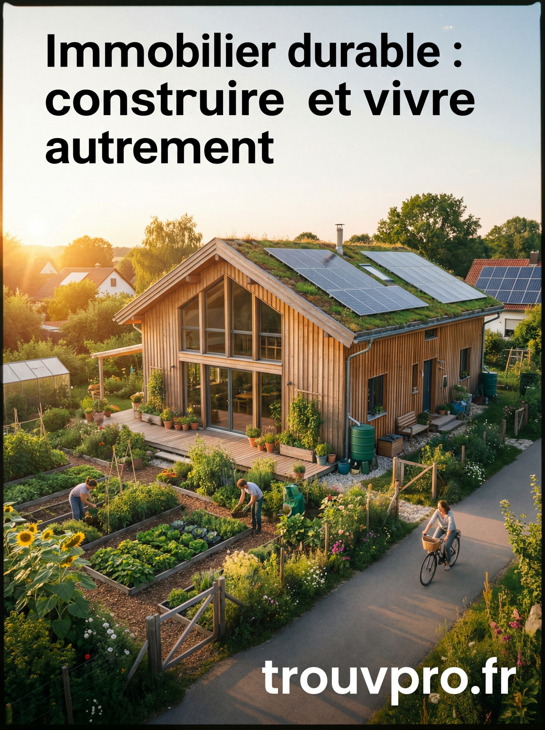 Immobilier durable : construire et vivre autrement