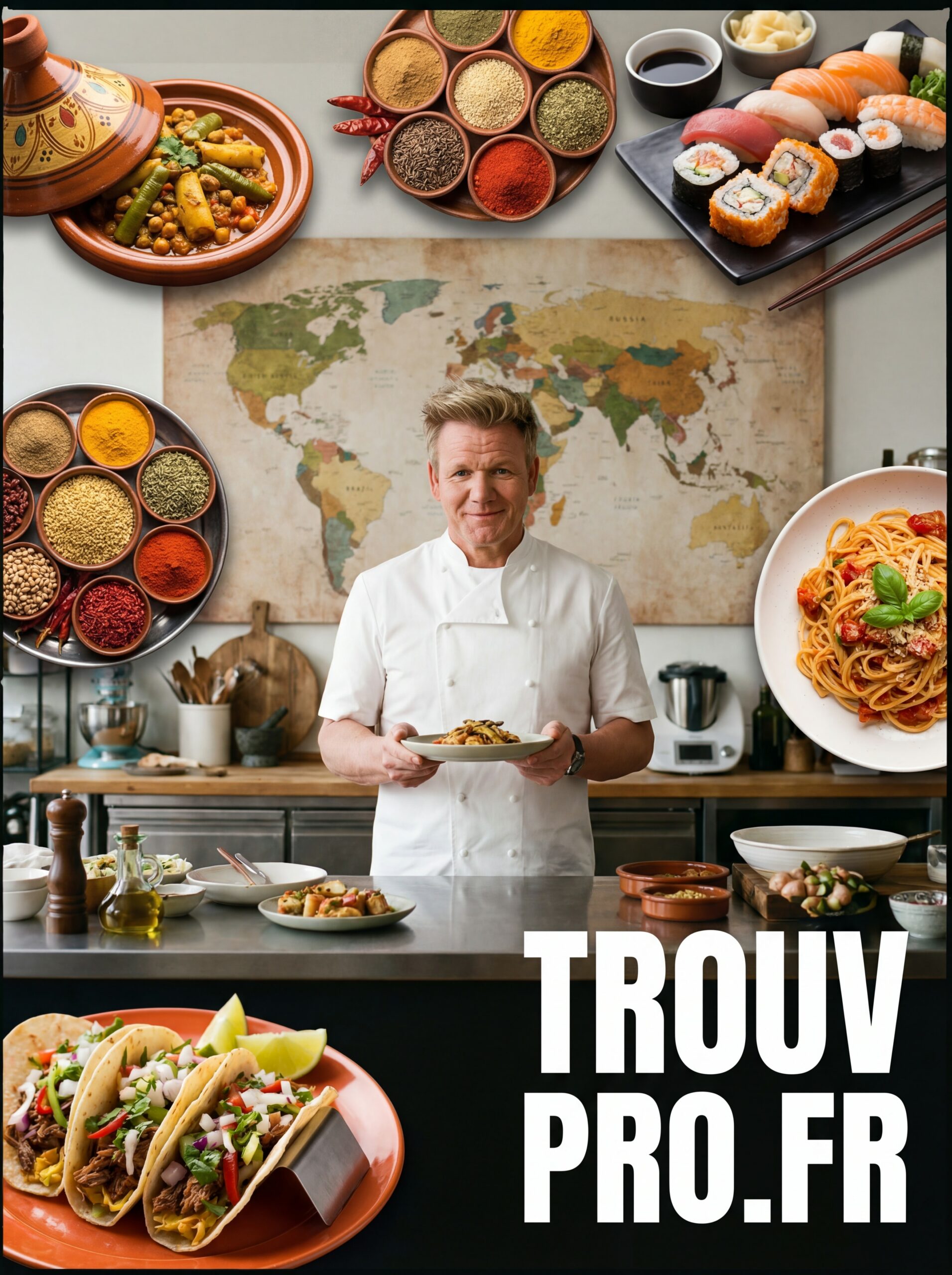 Les cuisines du monde qui inspirent les chefs