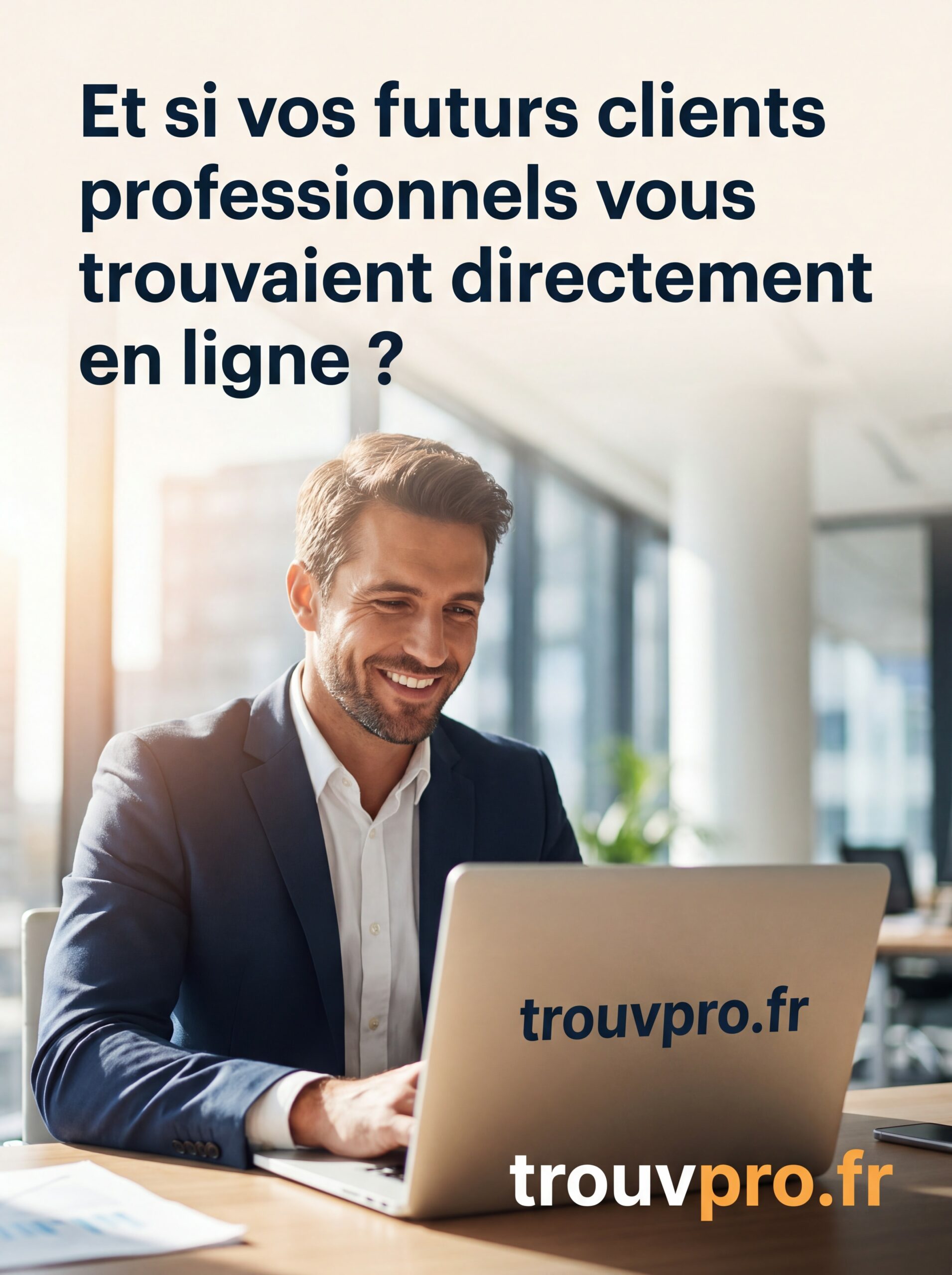 Et si vos futurs clients professionnels vous trouvaient directement en ligne ?