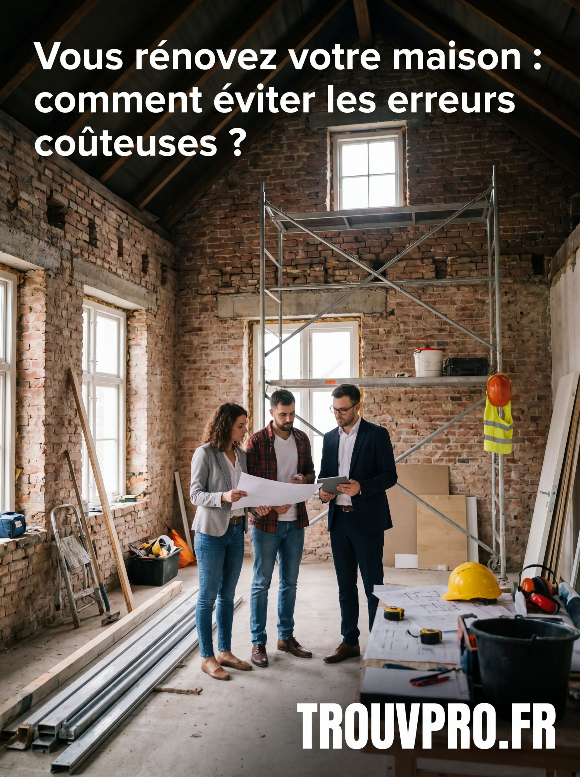 Vous rénovez votre maison : comment éviter les erreurs coûteuses ?