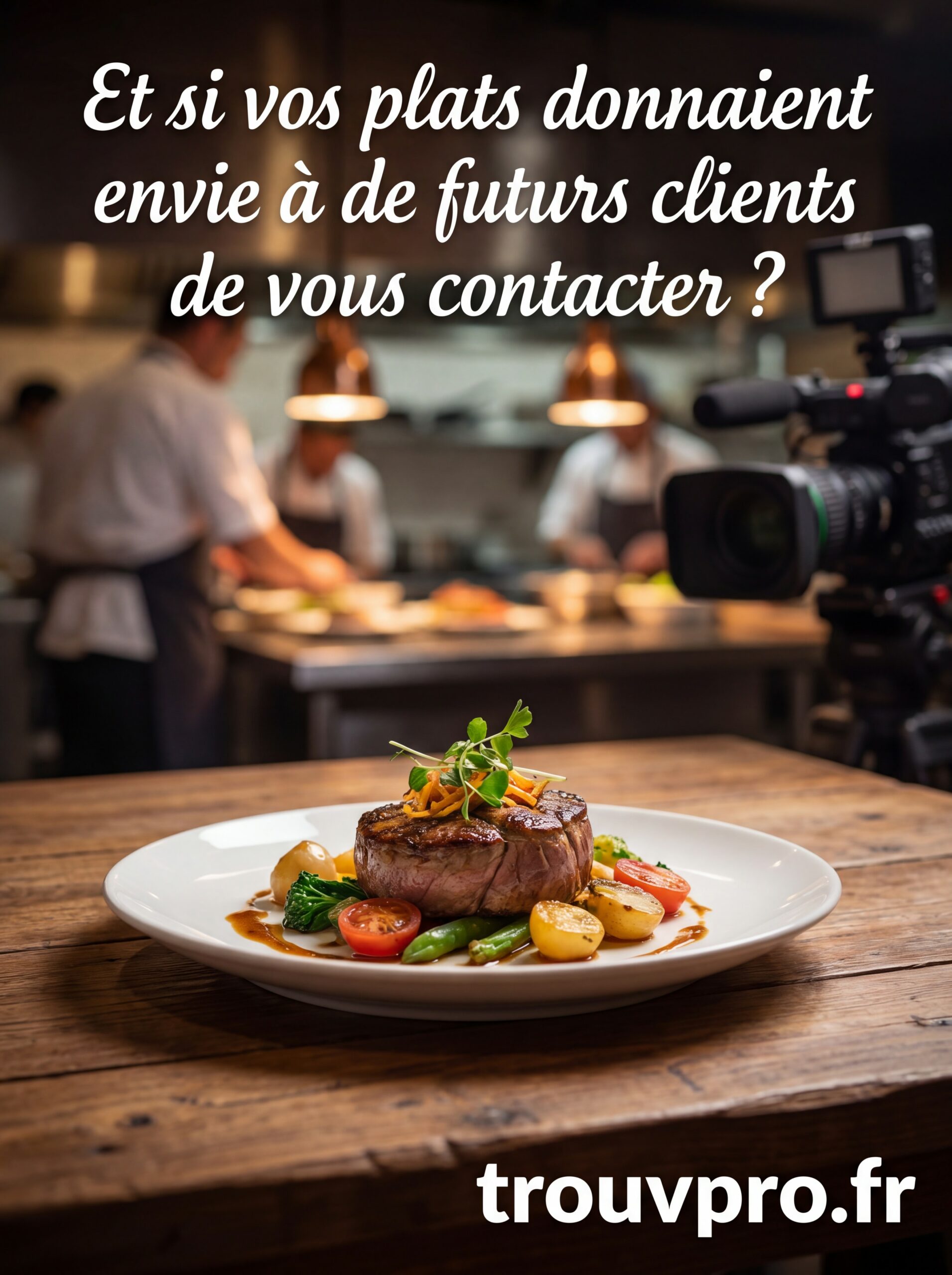 Et si vos plats donnaient envie à de futurs clients de vous contacter ?