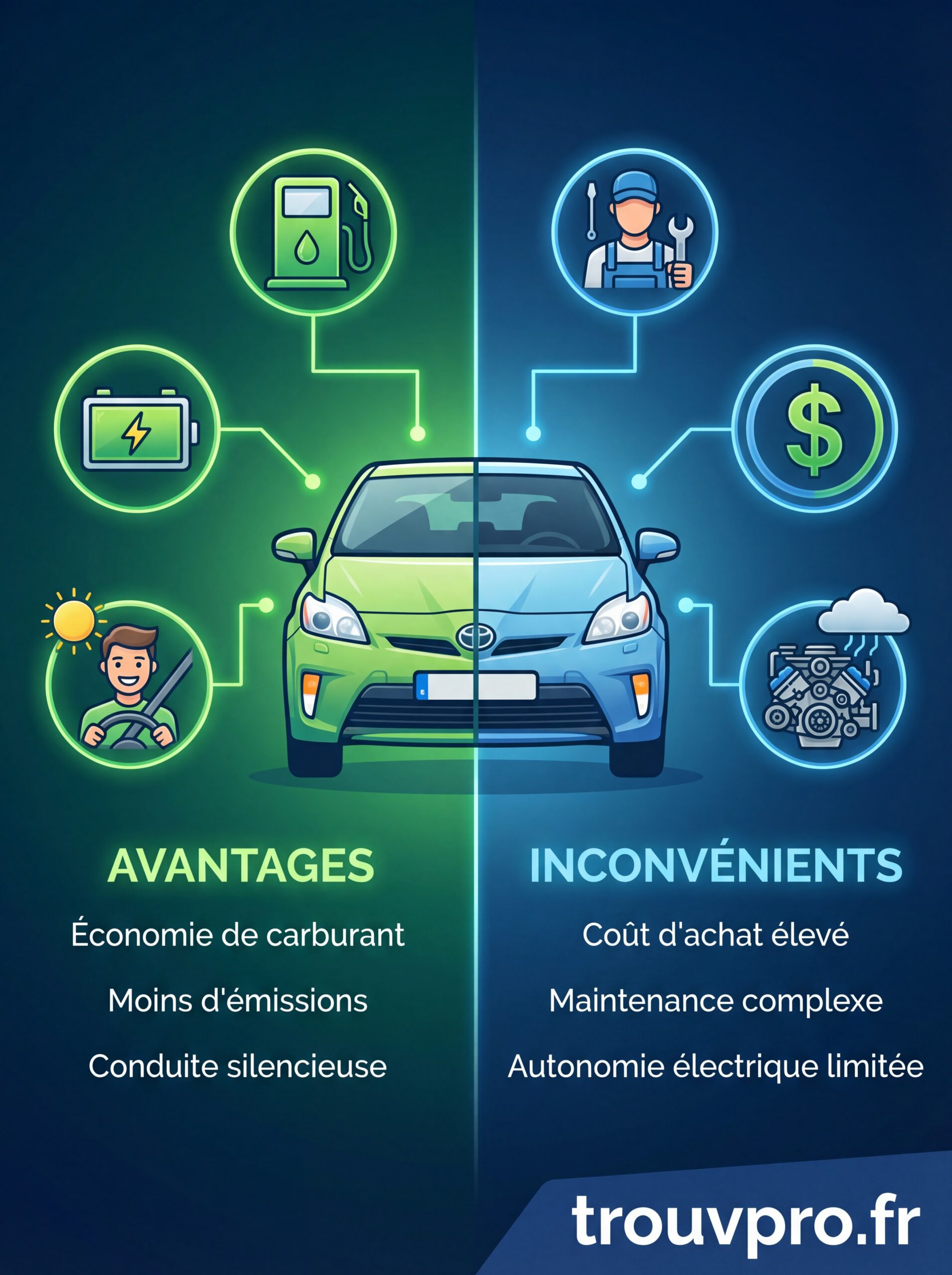 . Les véhicules hybrides : avantages et inconvénients