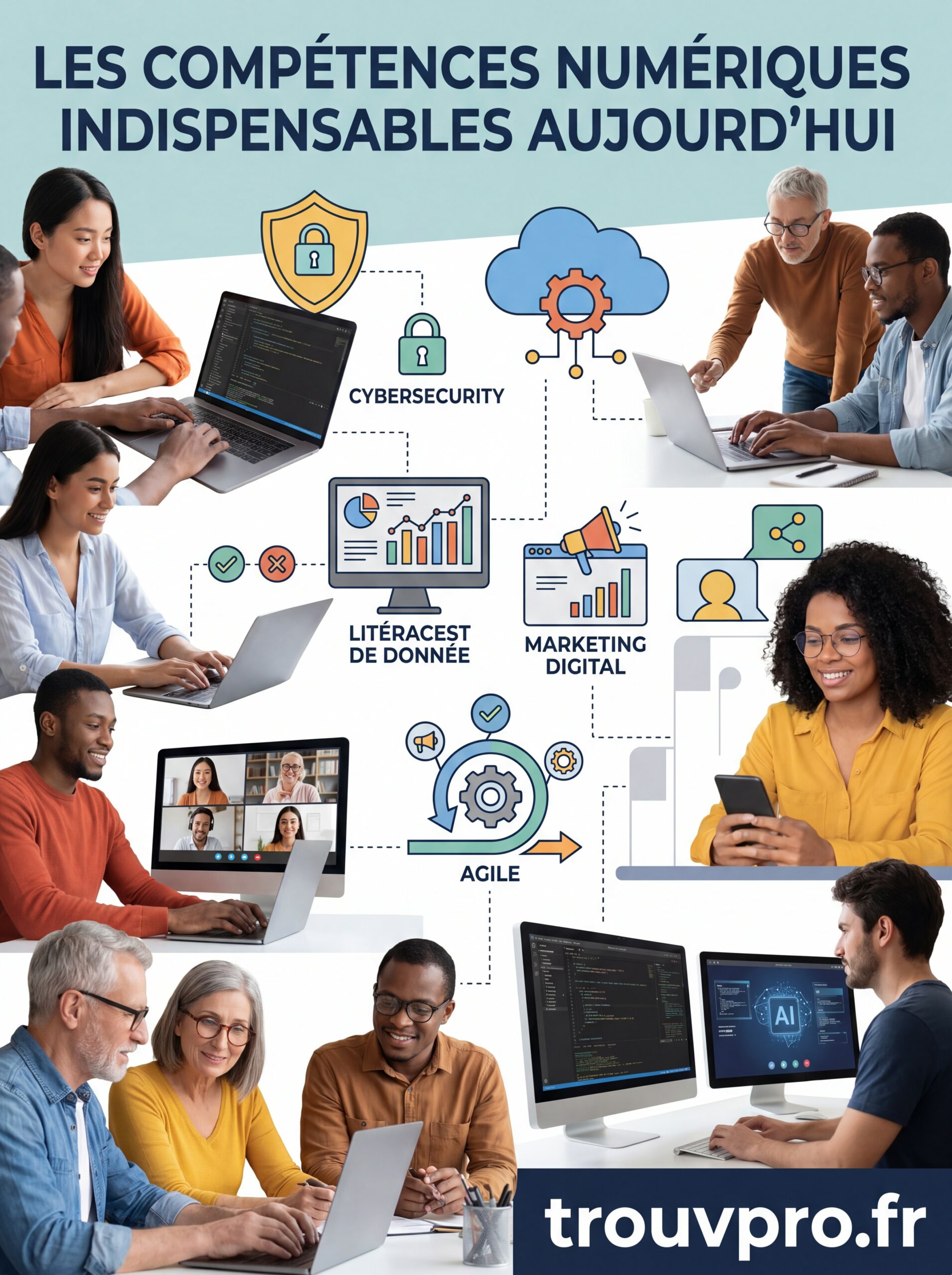 Les compétences numériques indispensables aujourd’hui