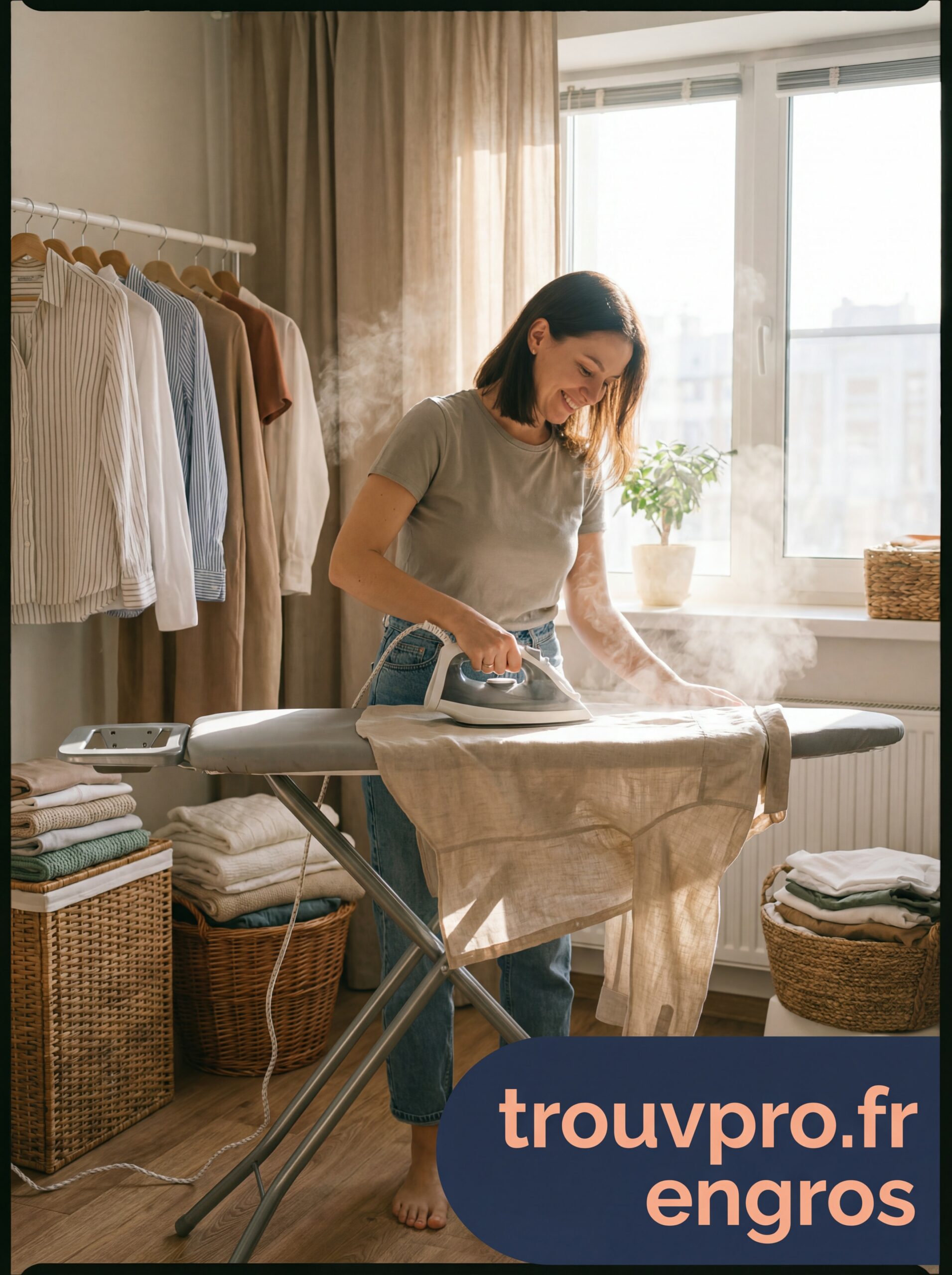 Les services de repassage à domicile