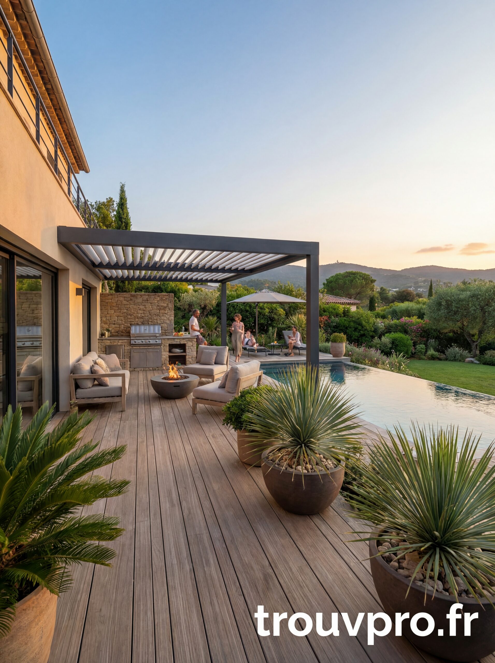 Aménagement de terrasse et extérieur