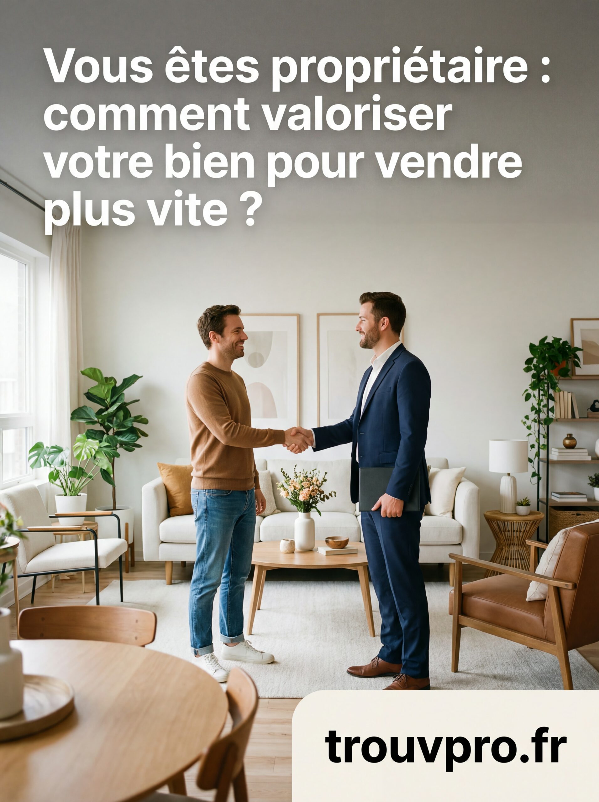 Vous êtes propriétaire : comment valoriser votre bien pour vendre plus vite ?