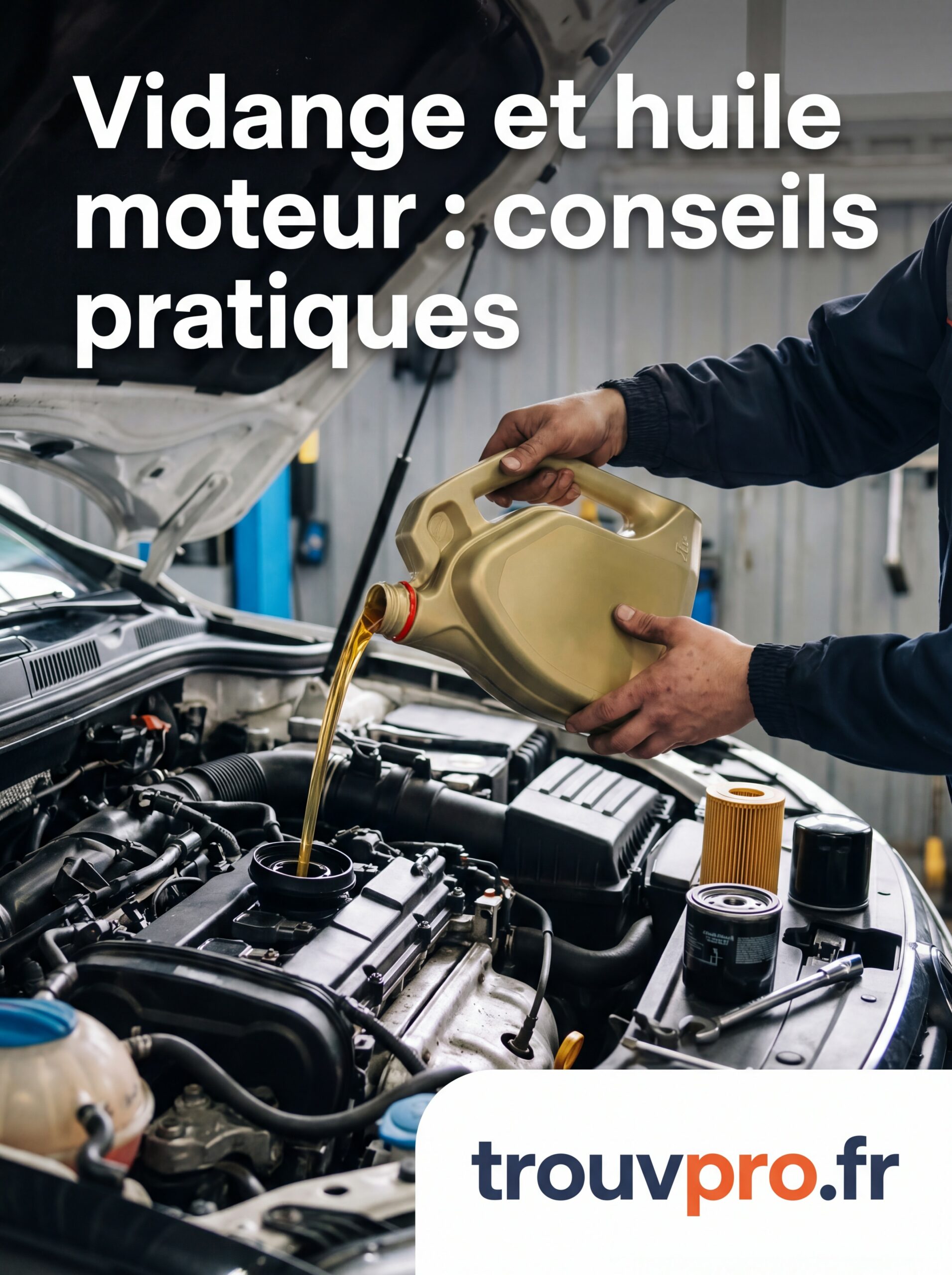 Vidange et huile moteur : conseils pratiques