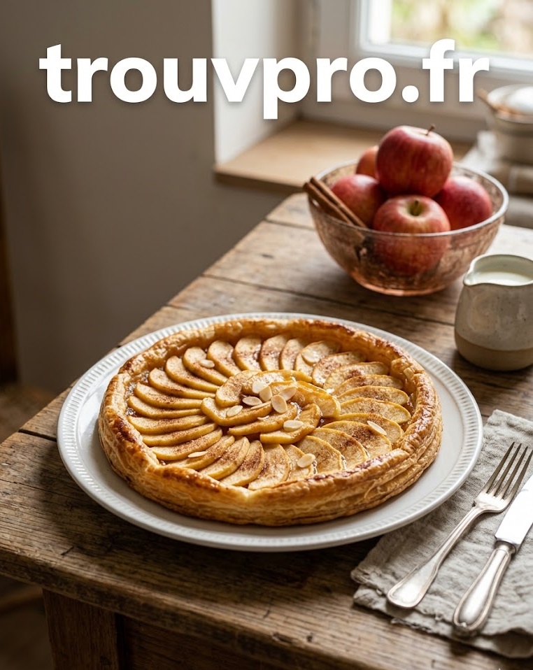 Tarte aux pommes express