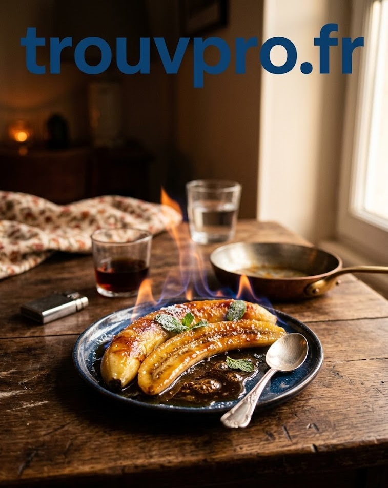 Banane flambée facile