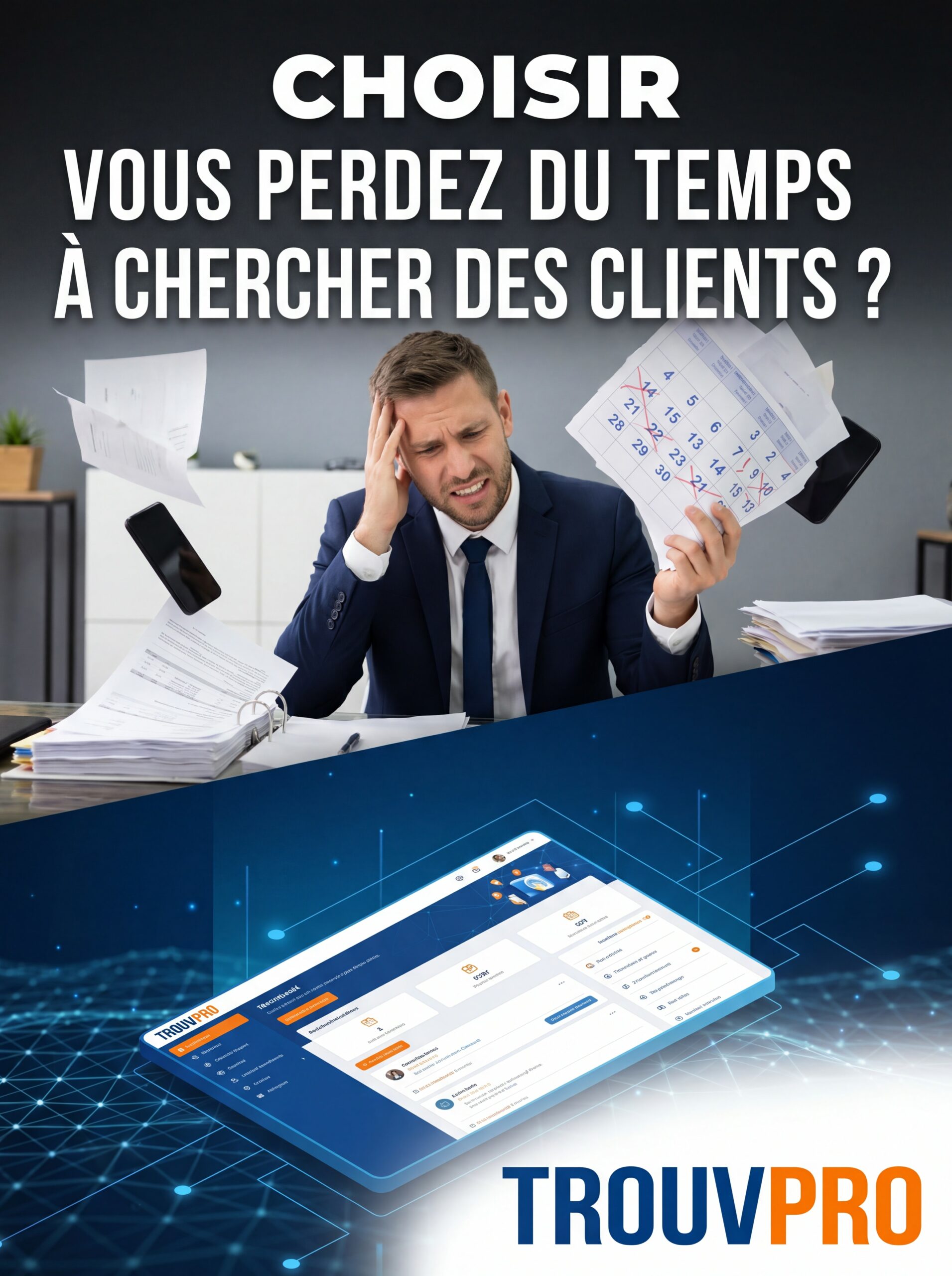 Vous perdez du temps à chercher des clients ?