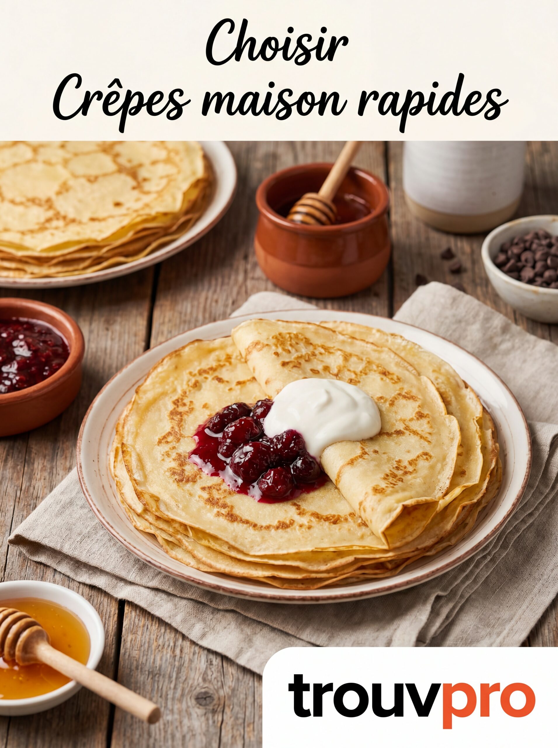 Crêpes maison rapides