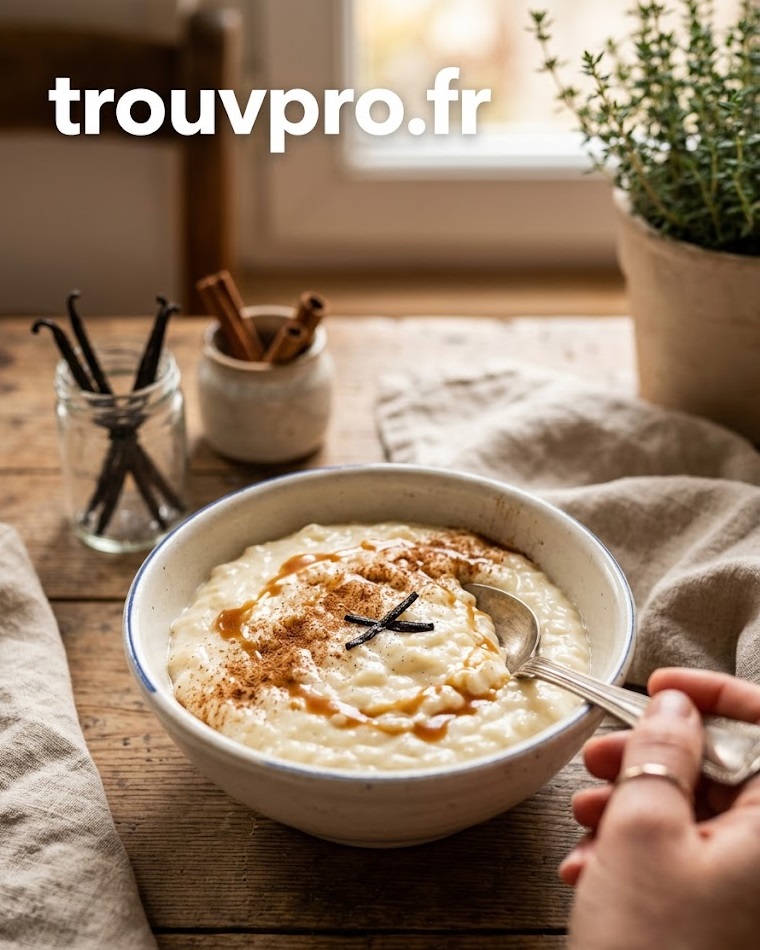 Riz au lait crémeux