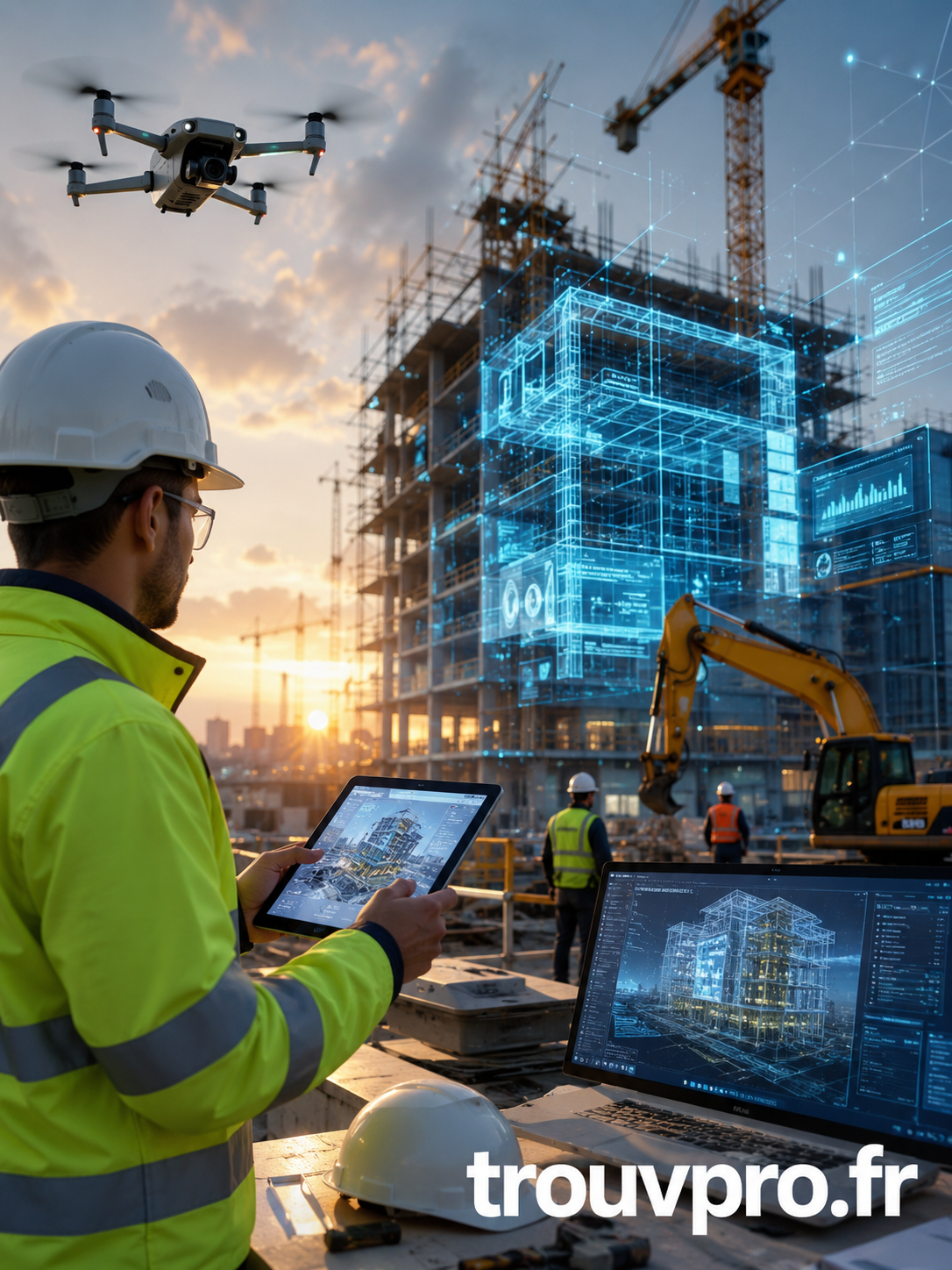 Les nouvelles technologies dans le secteur du bâtiment : innovations qui transforment les métiers du BTP