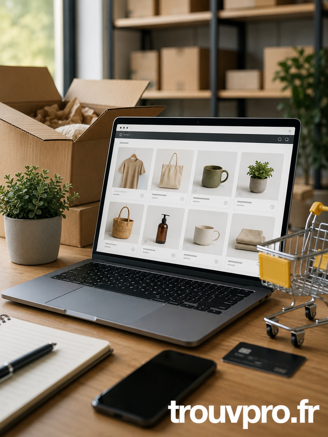 Développer un site e-commerce local