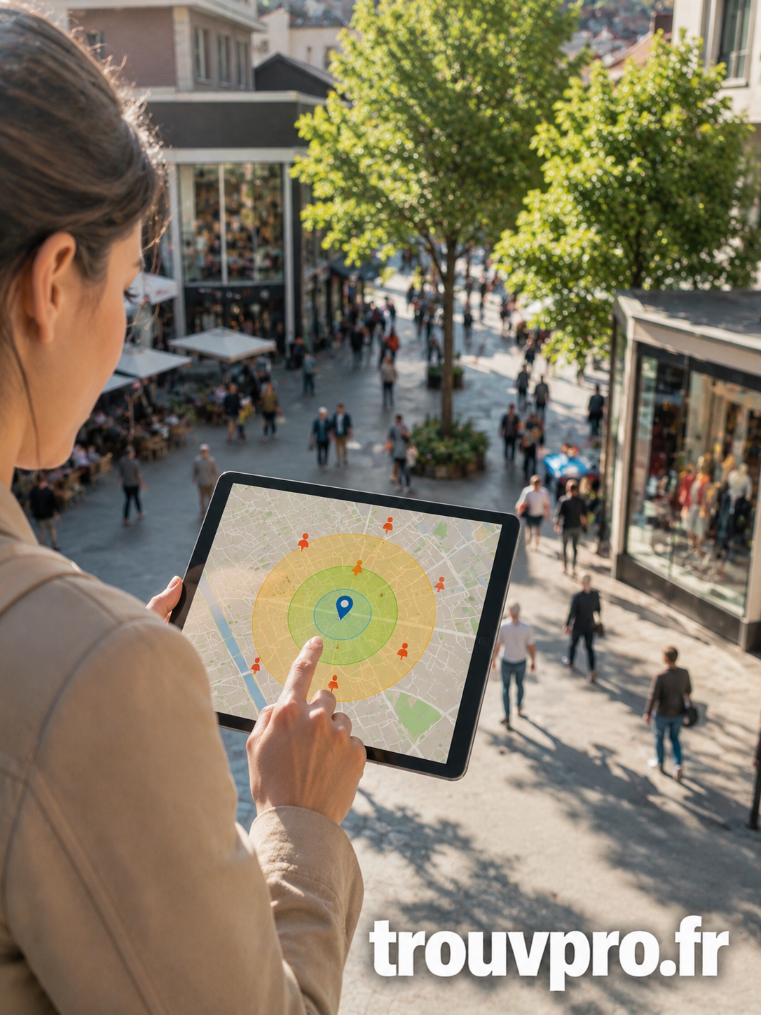 Optimiser la zone de chalandise Étudier la clientèle autour de votre commerce pour adapter votre offre et vos actions marketing
