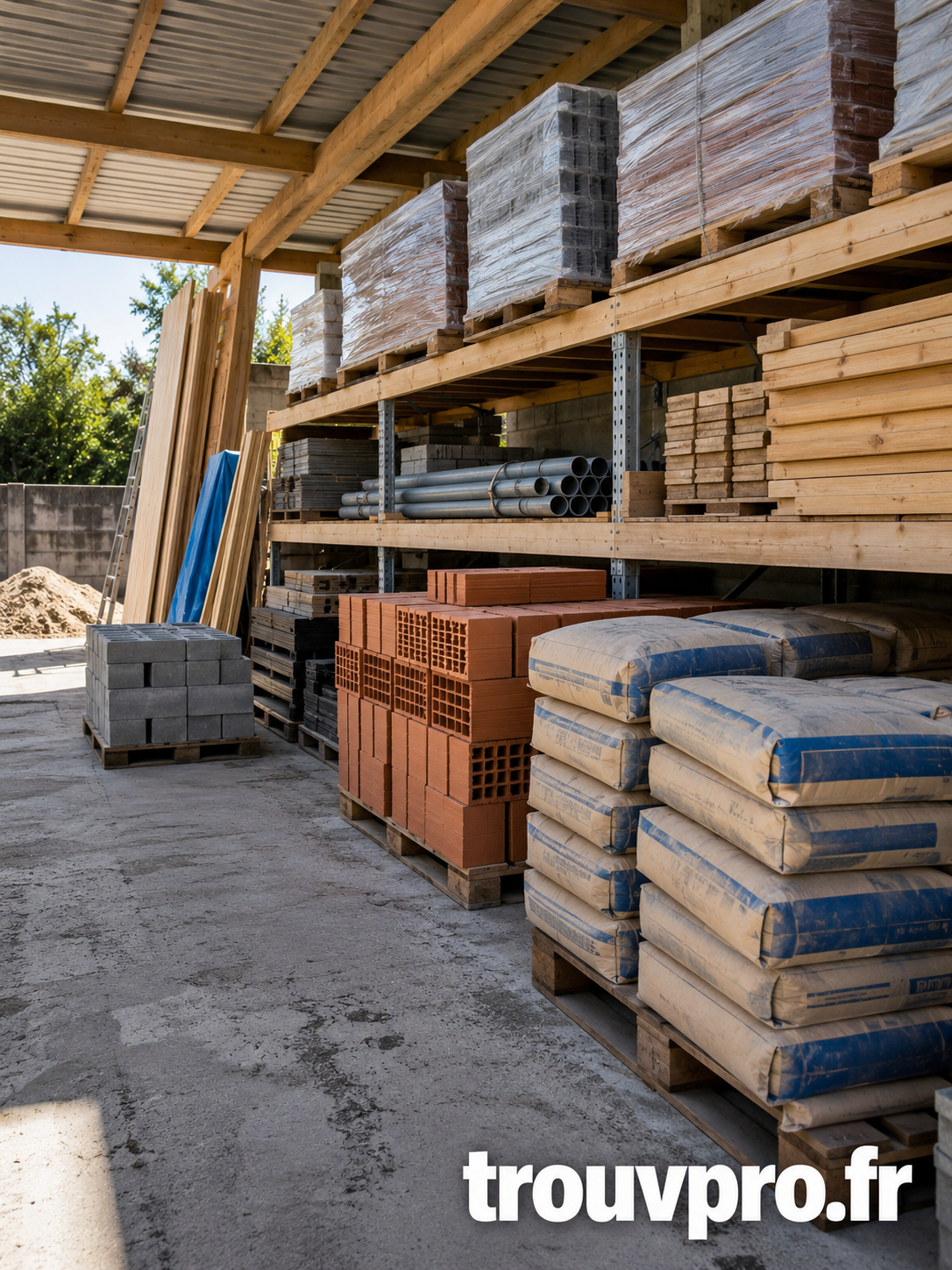 Les bonnes pratiques pour stocker les matériaux de construction