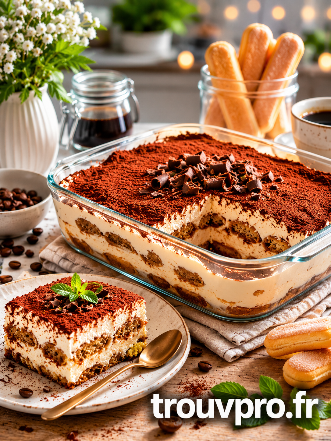Tiramisu facile sans cuisson : un dessert italien gourmand prêt en quelques étapes