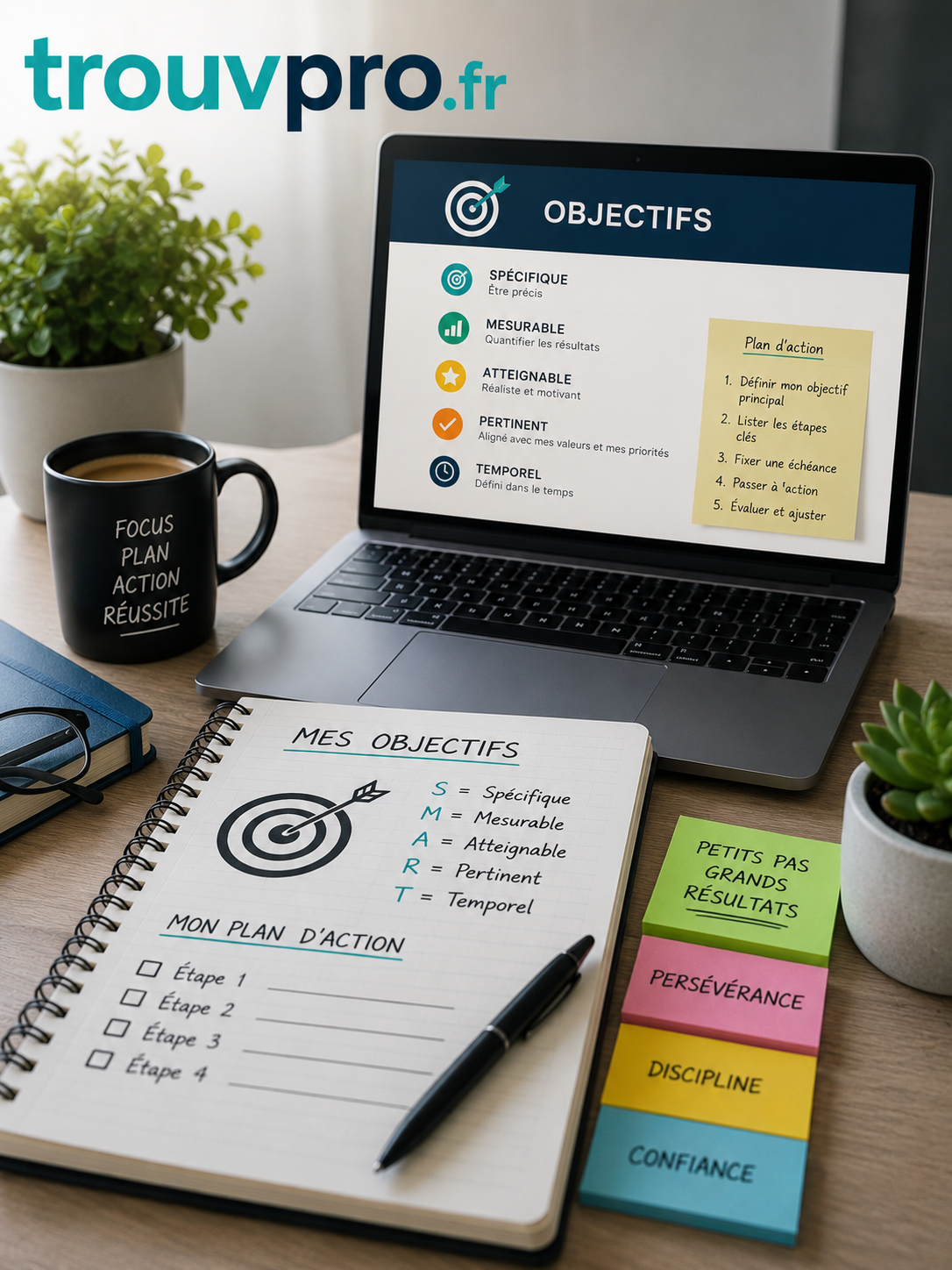 Comment fixer des objectifs professionnels réalistes et atteignables