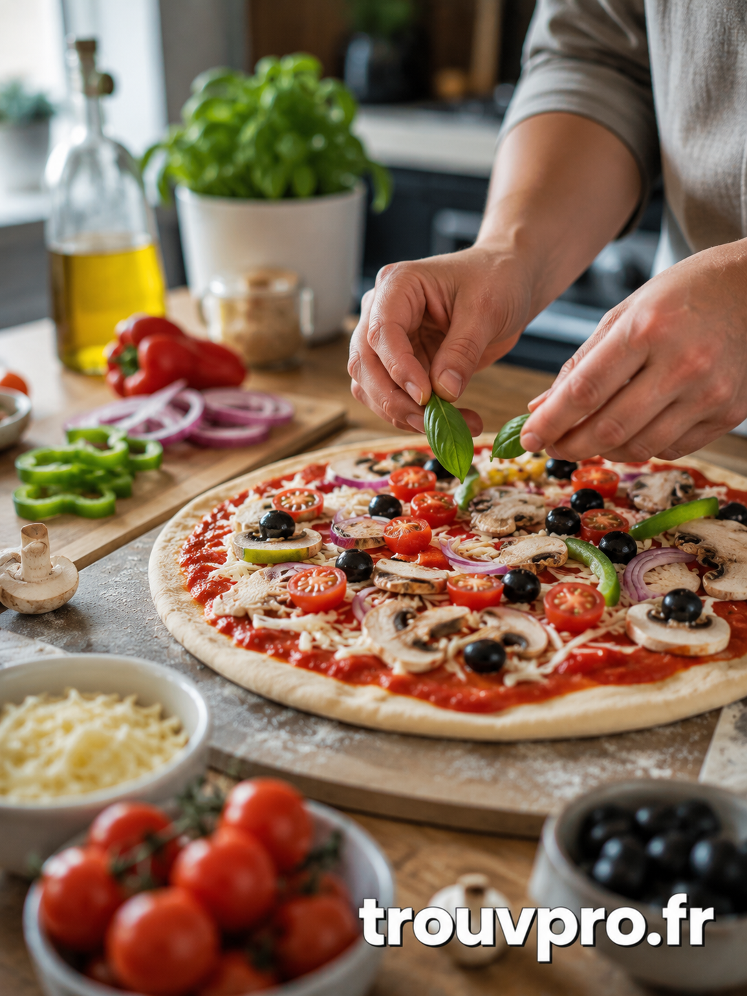 Pizza maison express : un repas savoureux, rapide et personnalisable pour toute la famille