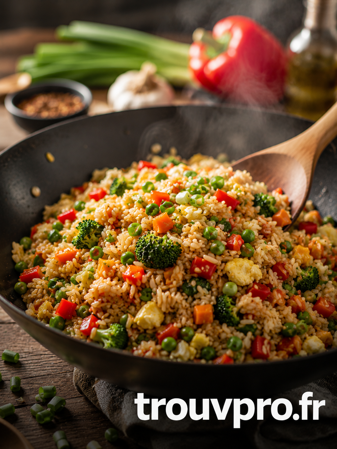 Riz sauté aux légumes : un plat simple, économique et plein de saveurs