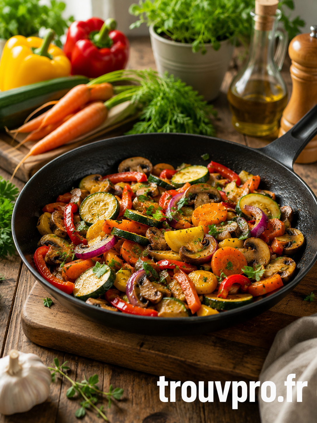 Poêlée de légumes de saison : une recette simple, saine et pleine de saveurs