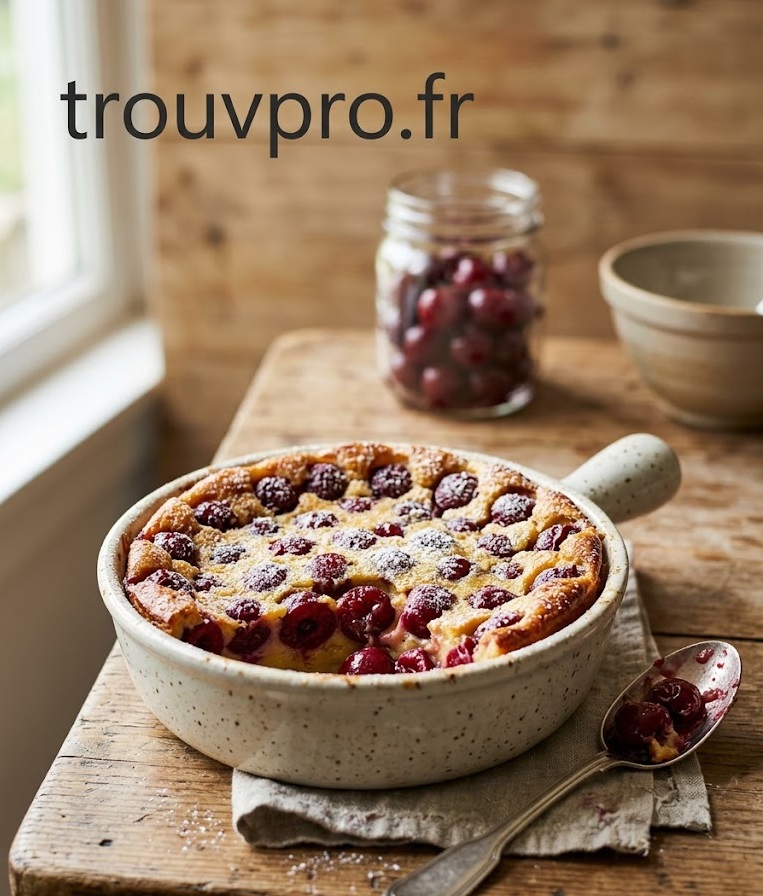 Clafoutis aux cerises facile