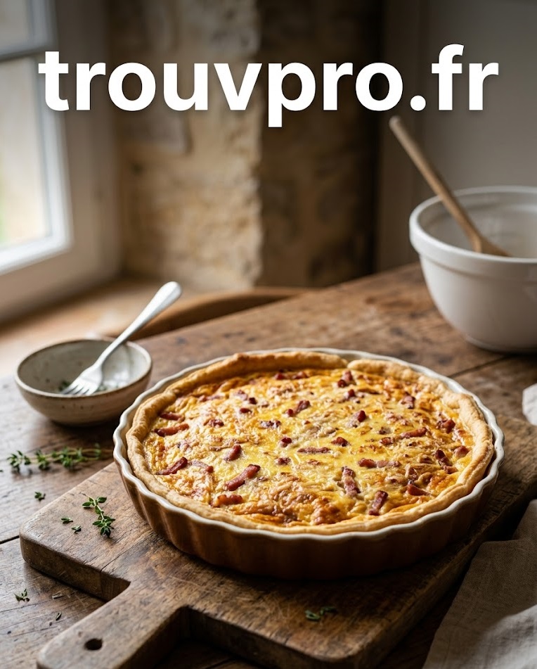 Quiche lorraine facile : une recette savoureuse, rapide et incontournable