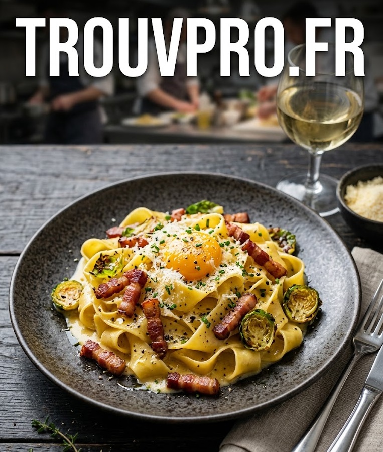 Pâtes carbonara revisitées