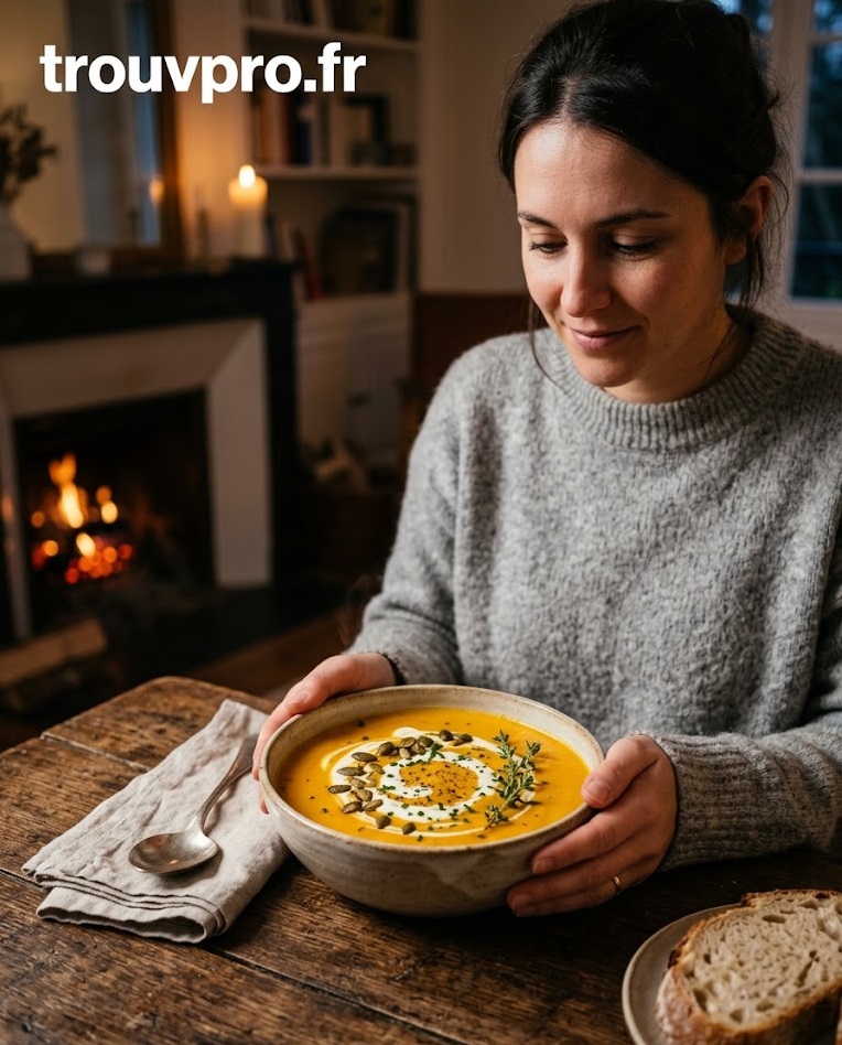 Soupe de potiron maison