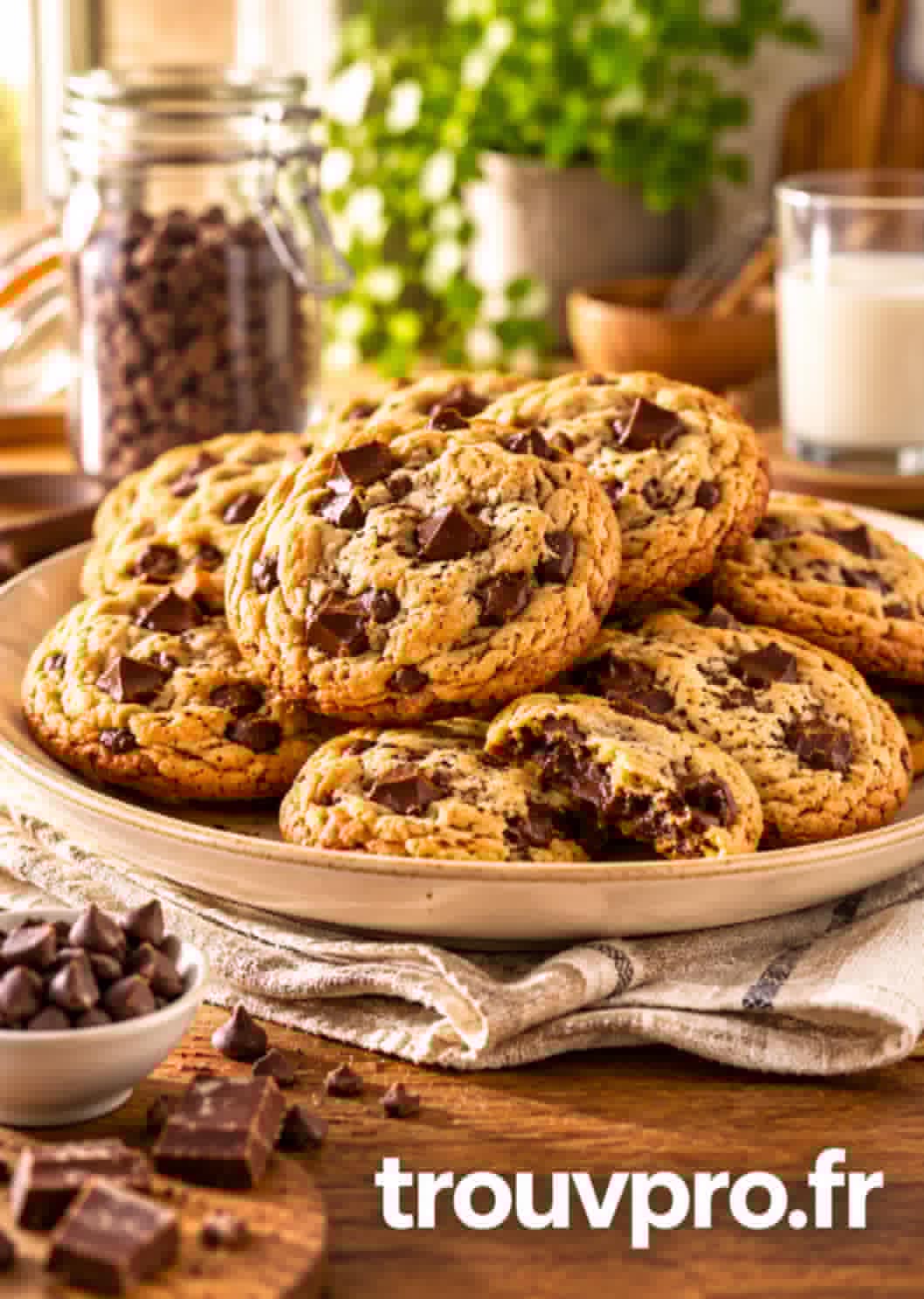 Cookies aux pépites de chocolat : la recette gourmande qui fait toujours l’unanimité