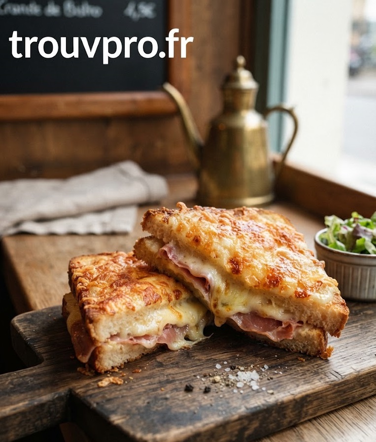 Croque-monsieur croustillant