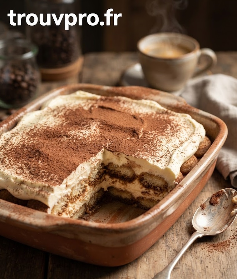 Tiramisu classique : le célèbre dessert italien au café et au mascarpone