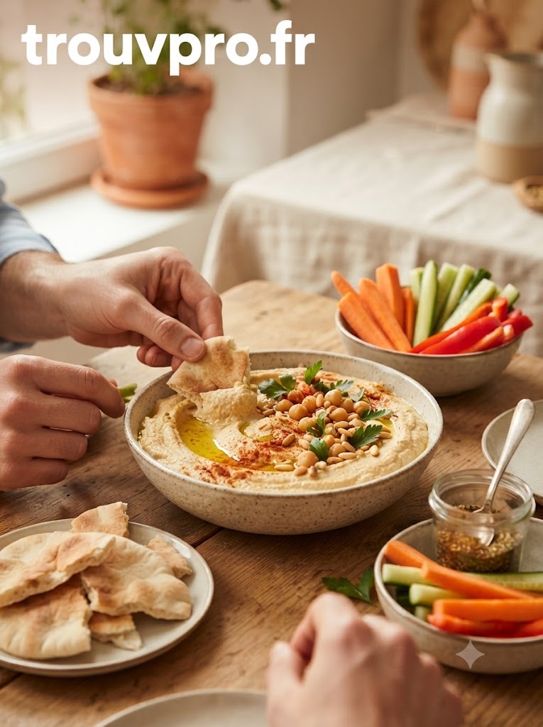Houmous maison : une recette saine, gourmande et facile à partager