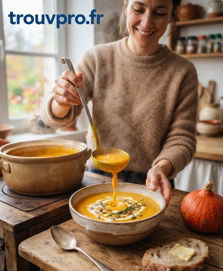 Velouté de potimarron : une recette douce et réconfortante pour les journées fraîches