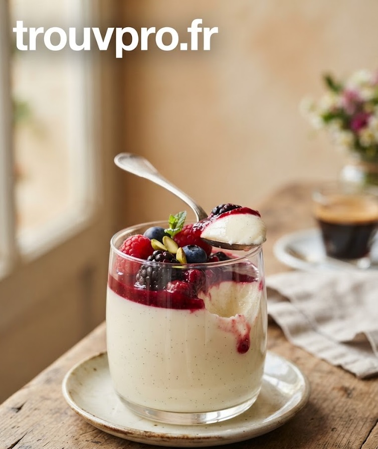 Panna cotta à la vanille : le dessert italien crémeux qui séduit à chaque cuillère