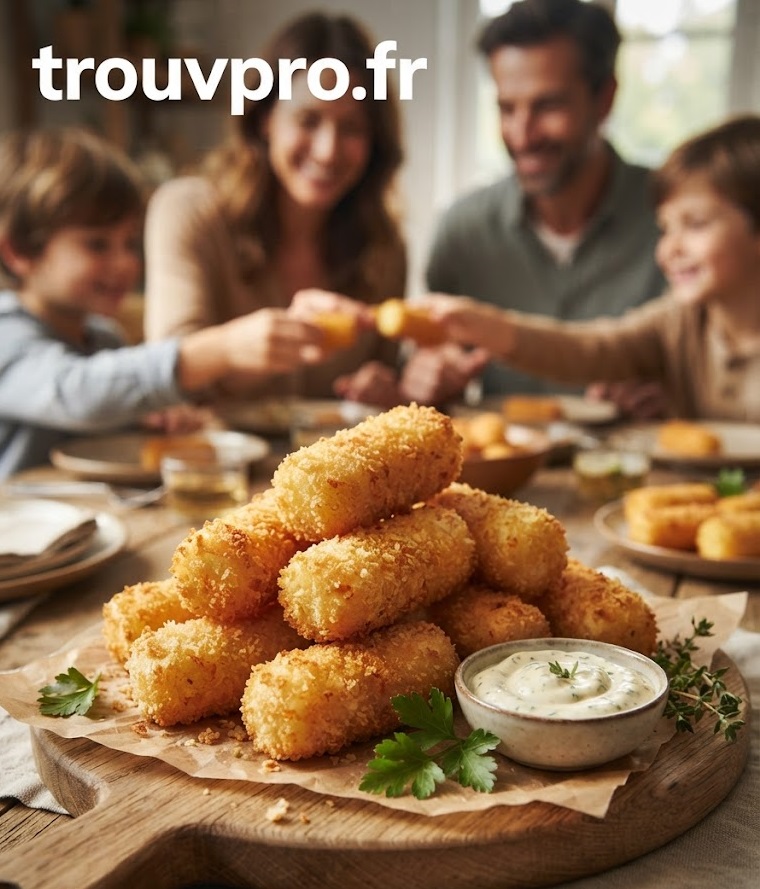 Croquettes de pommes de terre : une recette croustillante et gourmande qui plaît à toute la famille