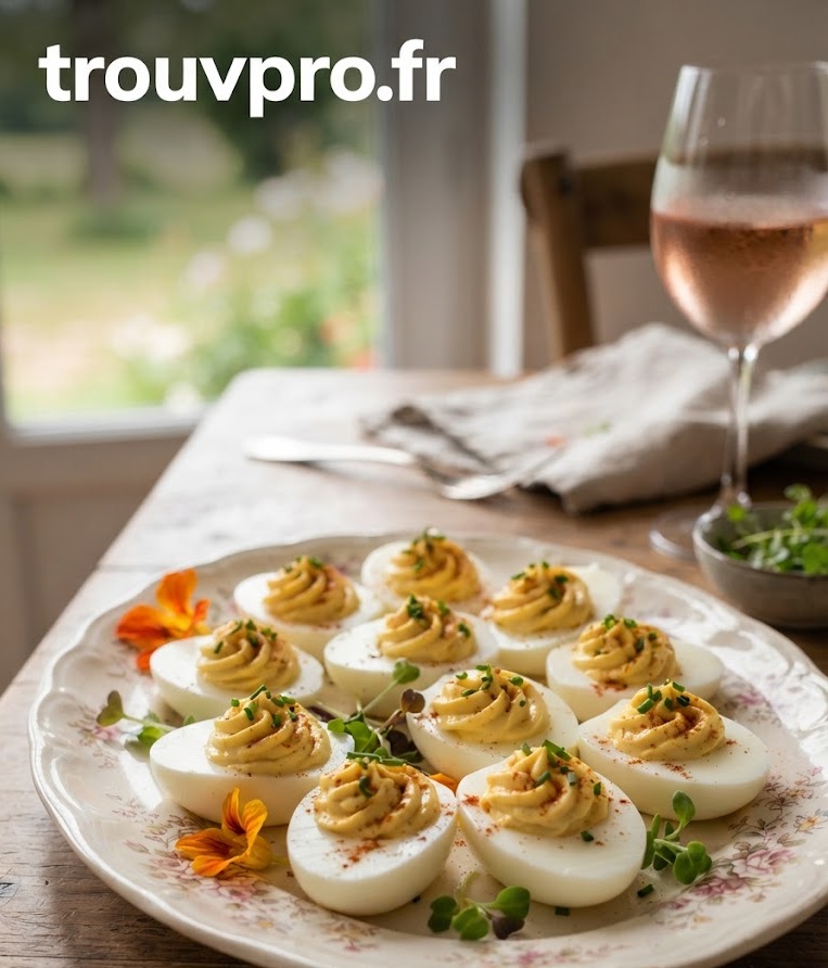 Oeufs mimosa : une entrée rapide et élégante pour toutes les occasions