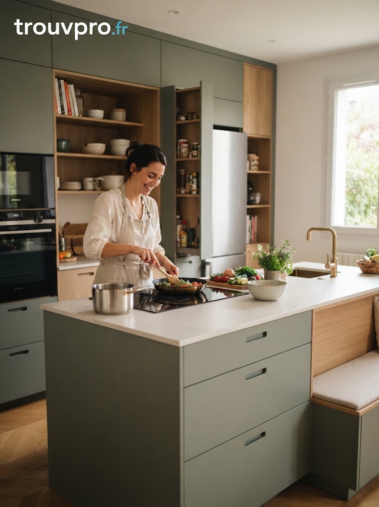 Les avantages d'une cuisine sur mesure : un aménagement pensé pour votre confort et votre quotidien