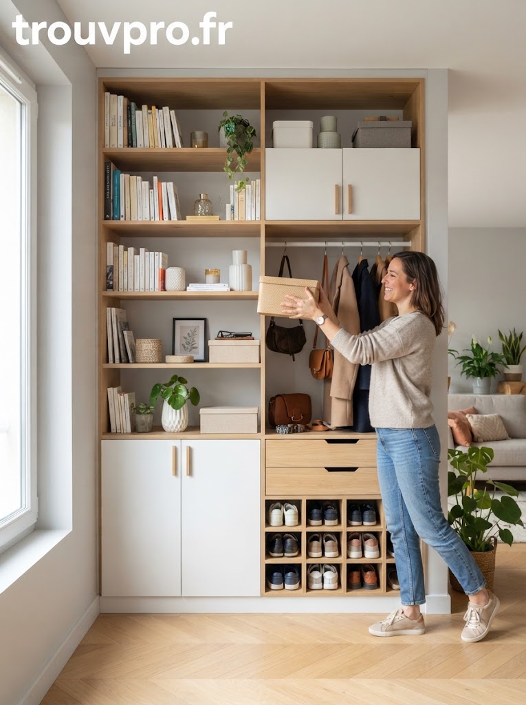 Installer des rangements sur mesure chez soi : optimiser chaque espace avec des solutions adaptées