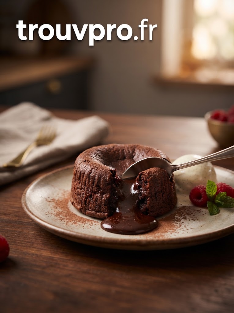 Fondant au chocolat : une recette gourmande au cœur coulant qui fait toujours plaisir