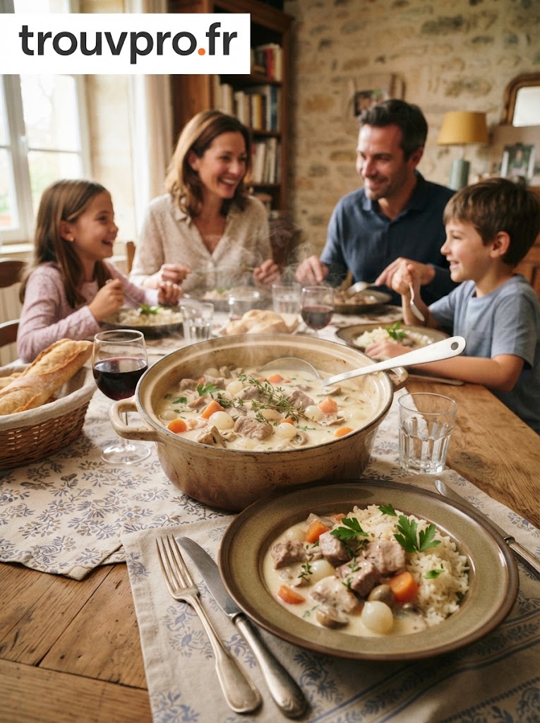 Blanquette de veau : un grand classique de la cuisine française à partager en famille