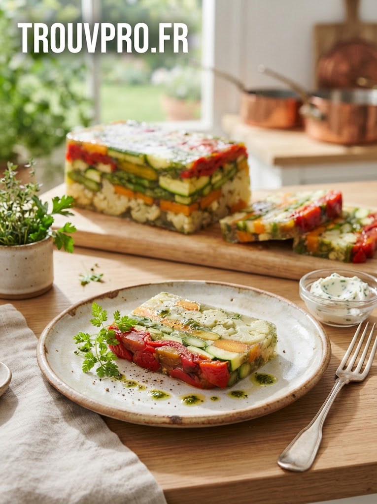 Terrine de légumes : une entrée colorée, légère et pleine de saveurs