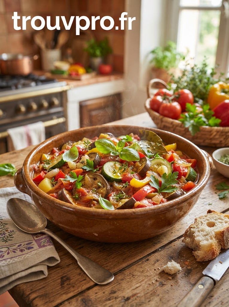 Ratatouille provençale : une recette généreuse et colorée aux légumes du soleil